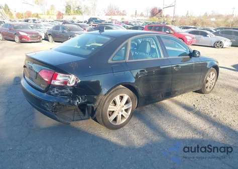 2010 Audi A4 2.0T Premium из США, поврежденный, VIN WAUAFAFL1AN047307